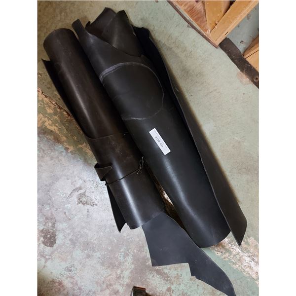 Black latigo side cowhide, asst rolls