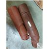 Image 1 : 2 Rolls of Red latigo side cowhide