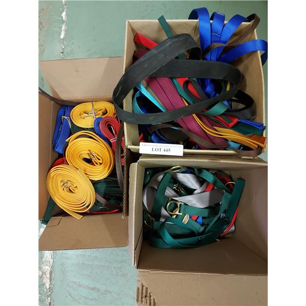 Asst webbing - some with buckles