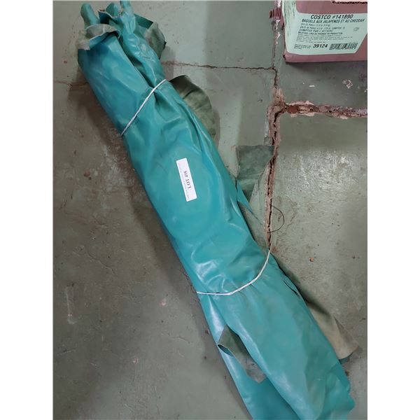 Green designer leather