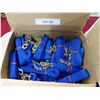 Image 1 : 1 box Blue webbing with snaps and chain