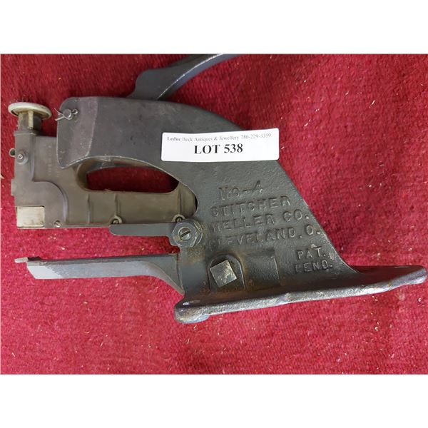 Vintage Heller Stapler, cast iron