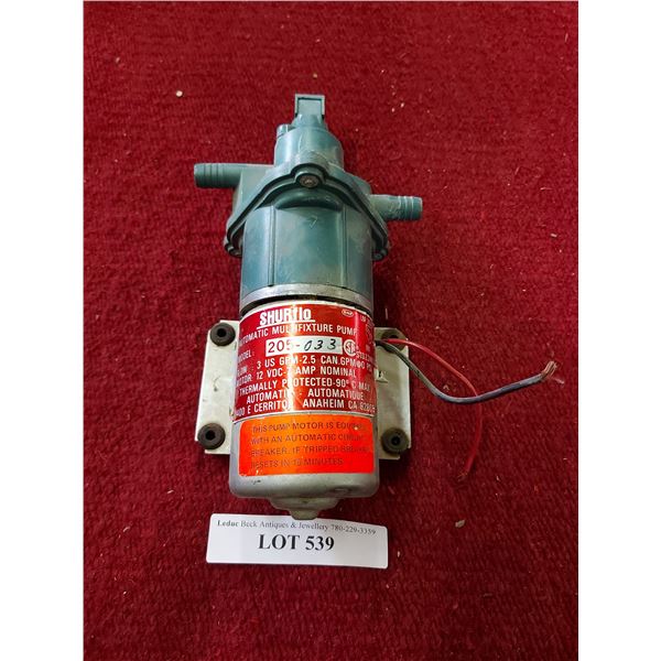 Shurflo automatic multifixture pump