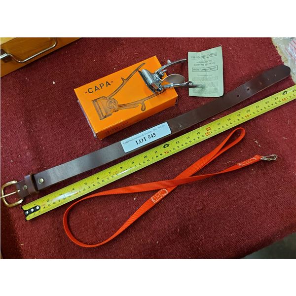 Hair clipper - CAPA brand, handmade stamped dog collar, animal leash