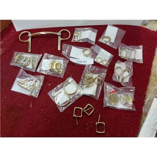 Asst brass coloured hardware incl. 5" bit