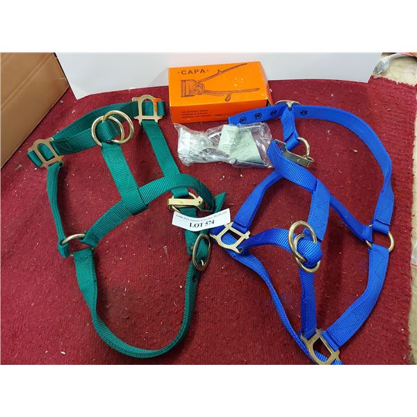 2 webbing halters, CAPA hair clipper