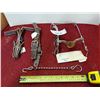 Image 1 : Ball chain (~7 1/2" L) with 2 S-hooks, spur straps (2 sets), bit (5")