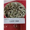 Image 1 : 1" nickel-plated, solid rings ~240 count