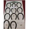 Image 2 : Diamond Tool and Horseshoe Co. horseshoe display board - vintage