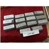 Image 1 : Set of 14 Lyman lead ingots - asst weights