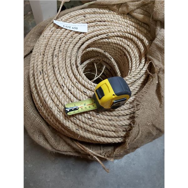 rope, one roll