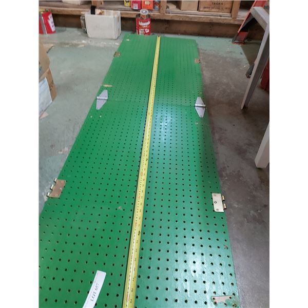 2 peg boards with hinges