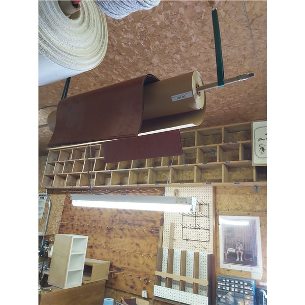 1 roll brown medium weight utility paper, 8 pcs of brown poster boards