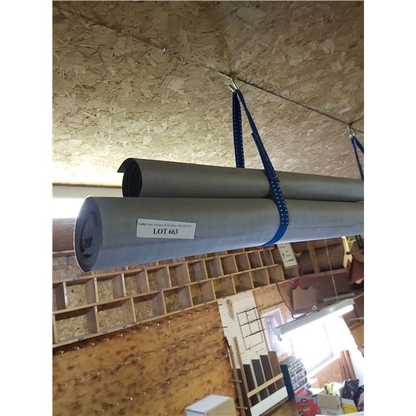 1 roll dark grey vinyl-like designer leather