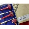 Image 4 : Tygon flexible plastic tubing, Lancaster-brand leather canvas sewing awl needle tool set