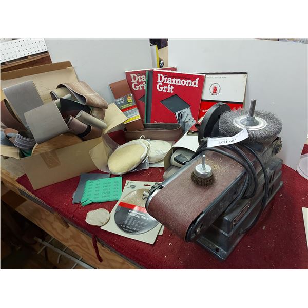 Craftsman belt and disc sander and accessories Beck Auctions Inc.