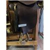 Image 4 : Saddle horse (needs repair), 2 decorative saddles - need TLC, 1 set of stirrups
