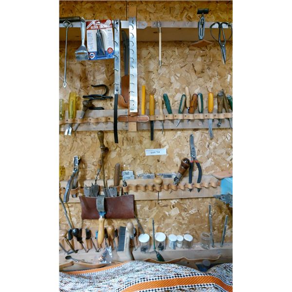 Leather/woodworking tools, shop tools, punches