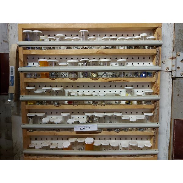 Wood screws, jiffy rivets, washers, heel nails, glue sticks, wall plugs