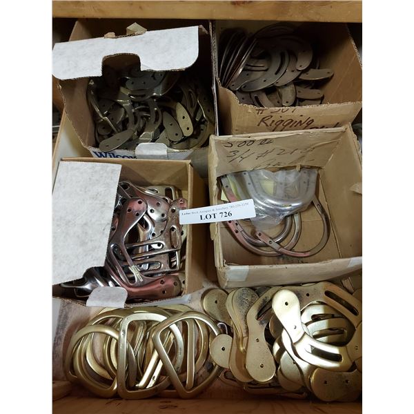 Rigging plates, tackle apparatus, saddle making hardware