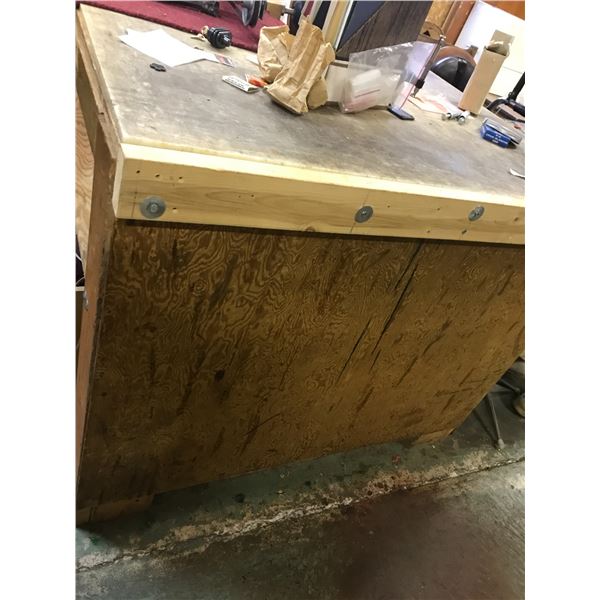 Leather Cutting Melamine Table