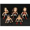 Image 2 : WONDER WOMAN DIE-CAST METAL FIGURES LOT (5)
