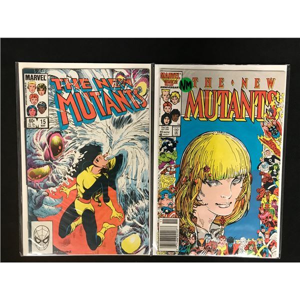 THE NEW MUTANTS #15 & #45 (MARVEL COMICS)