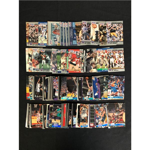 ASSORTED FOOTBALL/ BASKETBALL CARD LOT