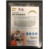 Image 2 : 2020 PANINI CHRONICLES PANINI #53 JUSTIN HERBERT RC