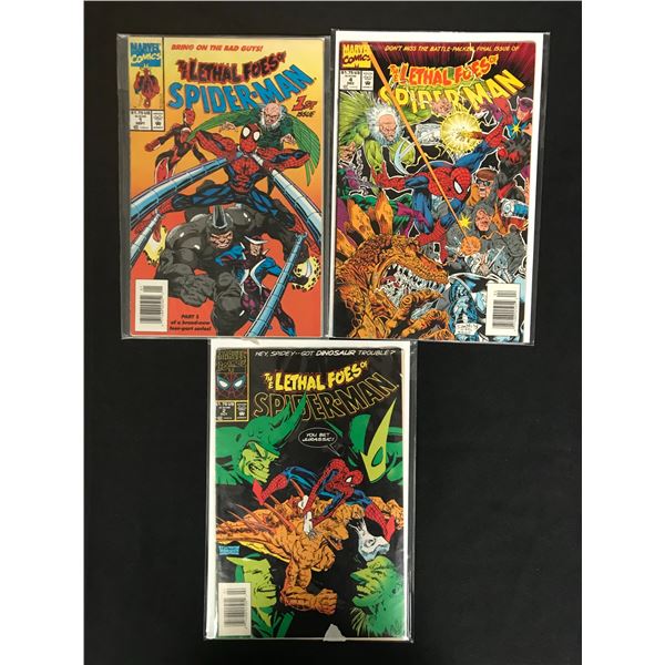 The Lethal Foes of SPIDER-MAN COMIC BOOK LOT (MARVEL COMICS)