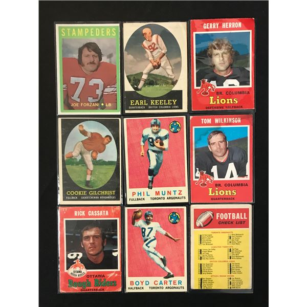 VINTAGE FOOTBALL CARD LOT