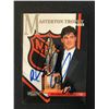 Image 1 : MARIO LEMIEUX AUTOGRAPHED TOPPS STADIUM CLUB HOCKEY CARD