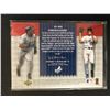 Image 2 : 2001 UPPER DECK #OI-SG SHEFFIELD/ GREEN GOLD GLOVE GAME-USED BALL CARD