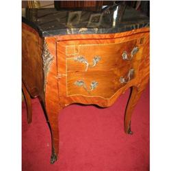 Bombe Marble Top Commode, Chest, Louis XV Style#2302733