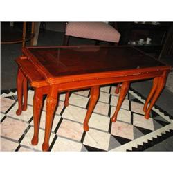 Nesting Tables, Coffee & Sides, Yew Wood! #2302734