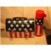 Image 1 : Stars and Stripes dome lunchbox 1970 #2302849