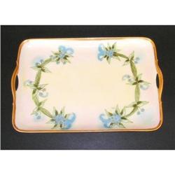 Bavarian Porcelain Floral Vanity Tray #2302890