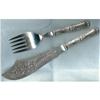 Image 1 : Tiffany Silver Plate Fish Servers pre1931. #2303637