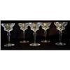 Image 1 : Set of  (5) Antique Crystal Glasses #2303685