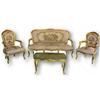 Image 1 : LOUIS XV STYLE GOBLAIN TAPESTRY SALON SUITE #2315126