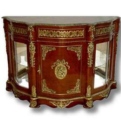 LOUIS XV REGENCE STYLE BAHUT / VITRINE (Curio #2315130