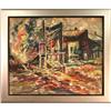 Image 1 : Town Scene abstract painting MacIsaac #2315157