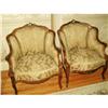Image 1 : French Bergere Chairs Pair Walnut C.1920 #2315180