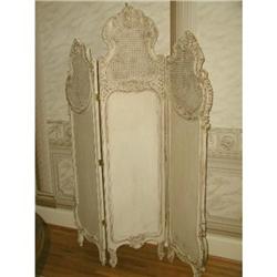 Exquisite French Screen Cream Carved C.1875-80 #2315185