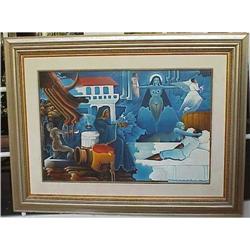 Haitian Painting by Celestin Faustin, ca. 1978 #2315378