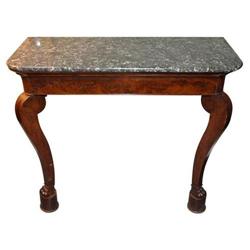 Louis-Philippe Flame Mahogany Marble-Top #2315426