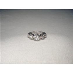 Sonia B 18K White Gold Diamond Wedding Band #2315568