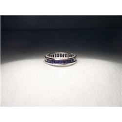 Sonia Bitton 14K Sapphire Diamond Eternity Band#2315572