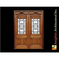 Beautiful Double entry door, with wrought iron #2315590