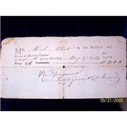 1700's Harvard College Receipts #2315600